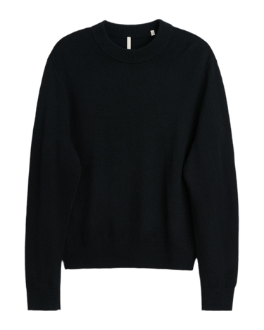 Sunflower MOON MERINO BLACK knit - KYOTO - Sunflower