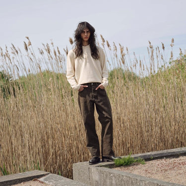 Sunflower OVERDYED BLACK KHAKI Wide Twist - KYOTO - Sunflower