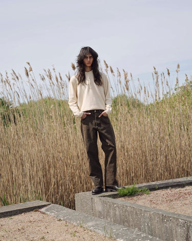 Sunflower OVERDYED BLACK KHAKI Wide Twist - KYOTO - Sunflower