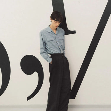 Sunflower POCKET SHIRT BLUE CHECK - KYOTO - Sunflower