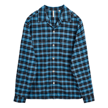 Sunflower POCKET SHIRT BLUE - KYOTO - Sunflower