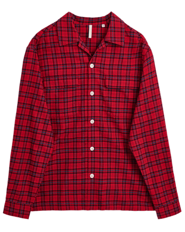 Sunflower POCKET SHIRT RED - KYOTO - Sunflower