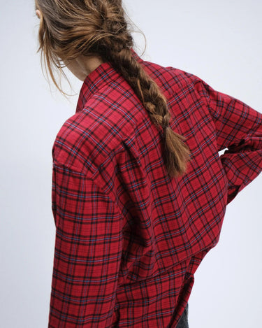 Sunflower POCKET SHIRT RED - KYOTO - Sunflower