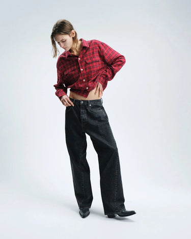 Sunflower POCKET SHIRT RED - KYOTO - Sunflower