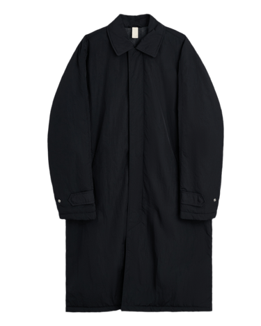Sunflower RELAXED NYLON COAT BLACK - KYOTO - Sunflower