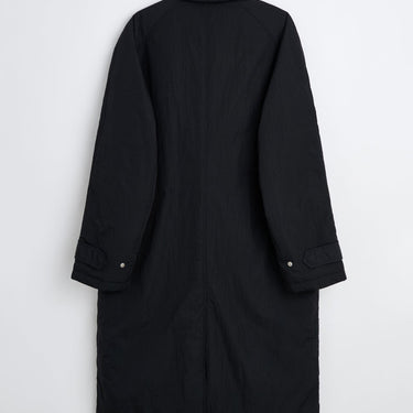 Sunflower RELAXED NYLON COAT BLACK - KYOTO - Sunflower