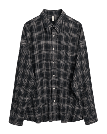 Sunflower STABLE SHIRT ANTRACITE 1276 - KYOTO - Sunflower