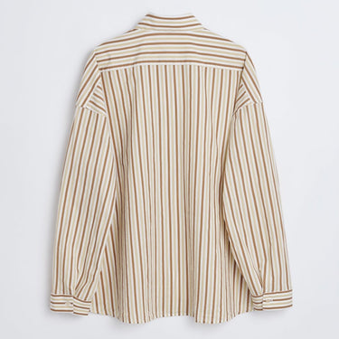 Sunflower STABLE SHIRT BEIGE STRIPE - KYOTO - Sunflower