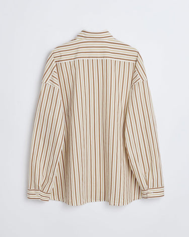 Sunflower STABLE SHIRT BEIGE STRIPE - KYOTO - Sunflower