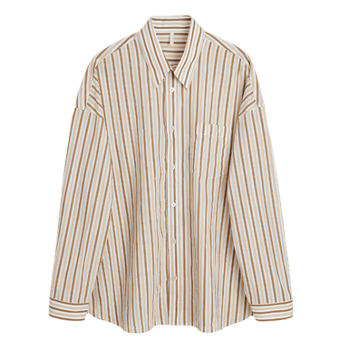 Sunflower STABLE SHIRT BEIGE STRIPE - KYOTO - Sunflower