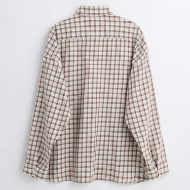 Sunflower STABLE SHIRT BROWN CHECK - KYOTO - Sunflower