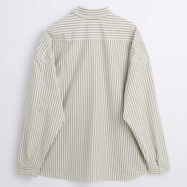 Sunflower STABLE SHIRT strib KHAKI 1272 - KYOTO - Sunflower