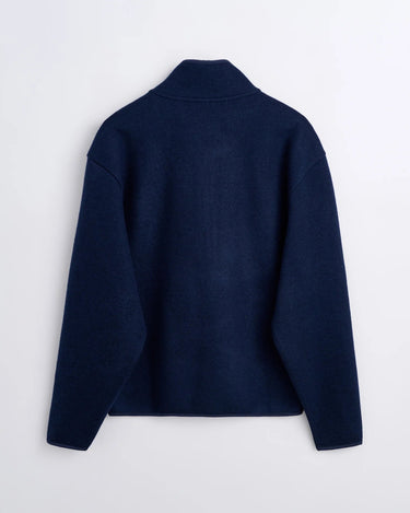 Sunflower Wool Half Zip NAVY - KYOTO - Sunflower