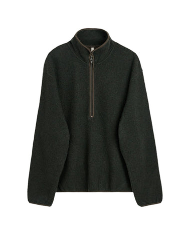 Sunflower WOOL ZIP sweater ARMY - KYOTO - Sunflower