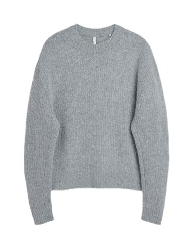 Sunflower YAK SWEATER GREY MELANGE - KYOTO - Sunflower