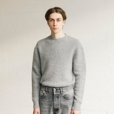 Sunflower YAK SWEATER GREY MELANGE - KYOTO - Sunflower