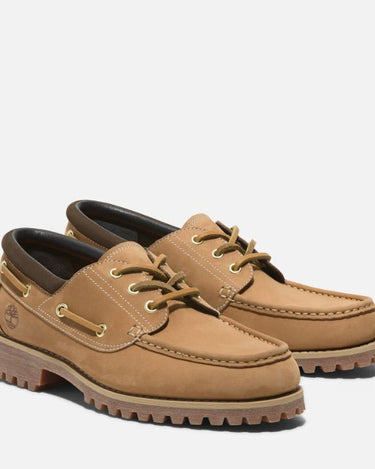 Timberland 3 - Eye lug boat shoe WHEAT NUBUCK Yellow - KYOTO - Timberland