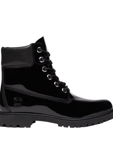 Timberland Premium 6 INCH LACE UP WATERPROOF BOOT BLACK PATENT LEATHER - KYOTO - Timberland