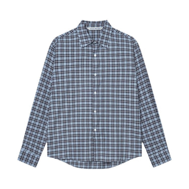 vous décidez FIND SHIRT BLUE/BLACK/WHITE CHECK - KYOTO - vous décidez