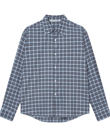 vous décidez FIND SHIRT BLUE/BLACK/WHITE CHECK - KYOTO - vous décidez