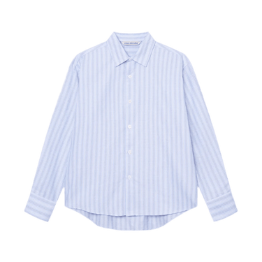 vous décidez FIND SHIRT BLUE/OXFORD STRIPE - KYOTO - vous décidez