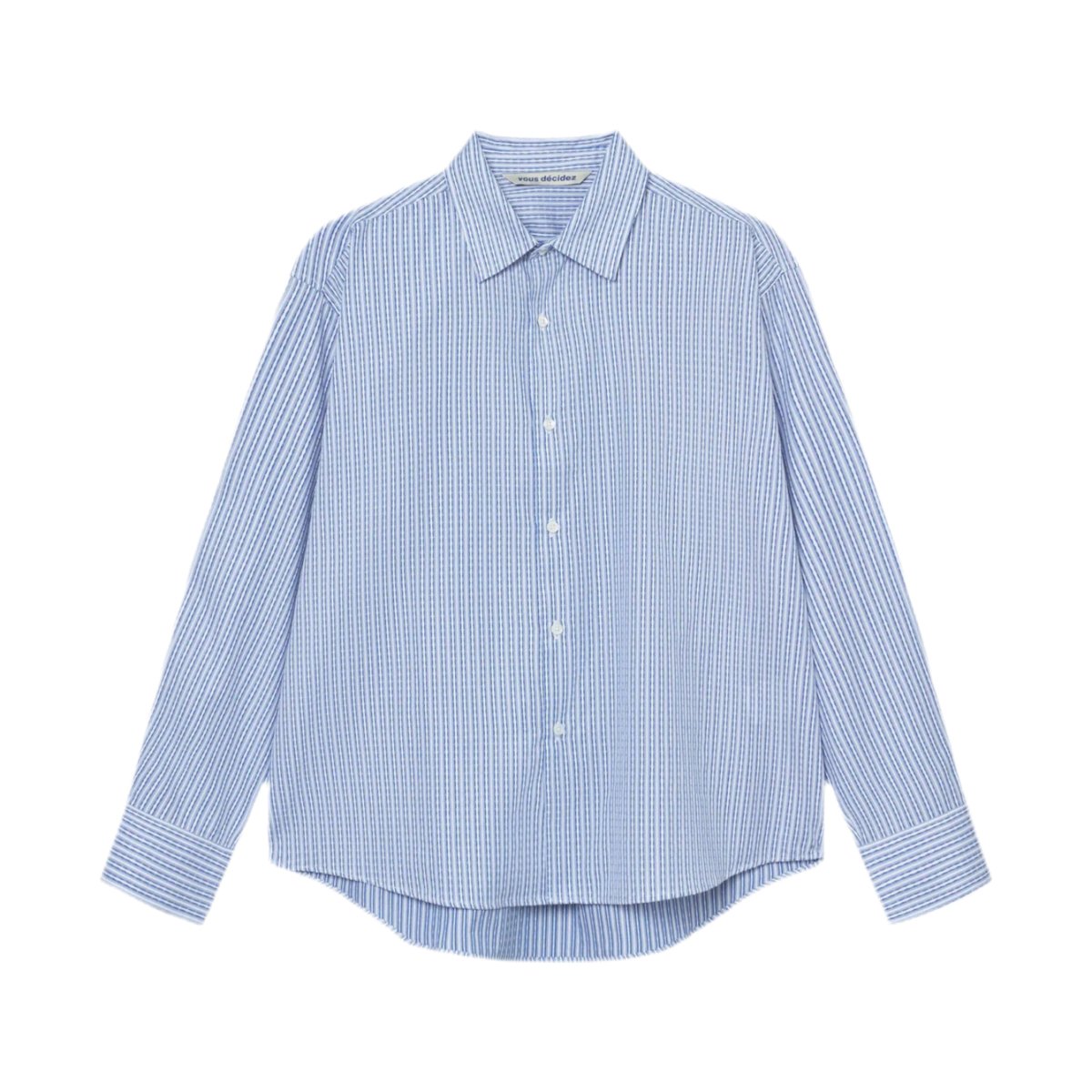 vous décidez FIND SHIRT BLUE/WHITE STRIPE - KYOTO - vous décidez