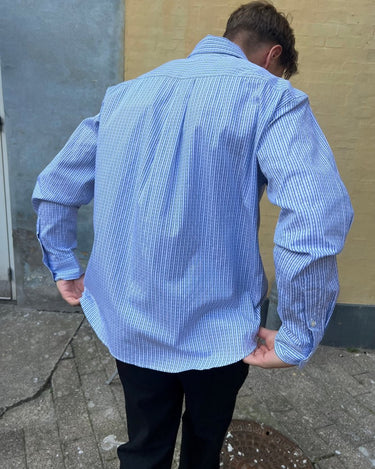 vous décidez FIND SHIRT BLUE/WHITE STRIPE - KYOTO - vous décidez