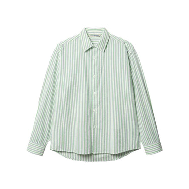 vous décidez FIND SHIRT - GREEN/WHITE STRIPE - KYOTO - vous décidez