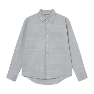 vous décidez FIND SHIRT LIGHT GREY STRIPE - KYOTO - vous décidez