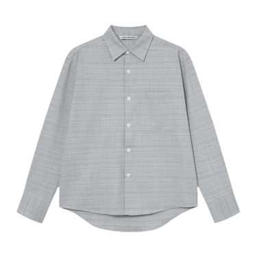 vous décidez FIND SHIRT LIGHT GREY STRIPE - KYOTO - vous décidez