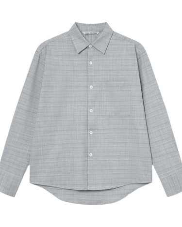 vous décidez FIND SHIRT LIGHT GREY STRIPE - KYOTO - vous décidez