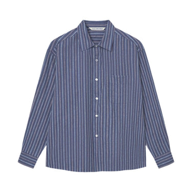 vous décidez FLAT SHIRT NAVY WHITE STRIPE - KYOTO - vous décidez