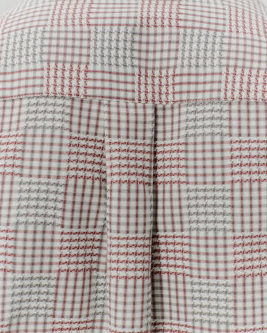 vous décidez FLAT SHIRT RED/GREY CHECK - KYOTO - vous décidez