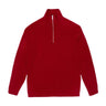 vous décidez Loop Zip Sweater Red - KYOTO - vous décidez