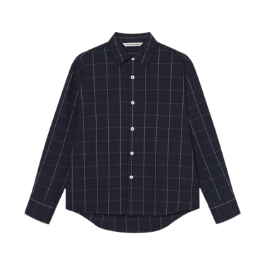 vous décidez MADE SHIRT NAVY / WHITE WIDE CHECK - KYOTO - vous décidez