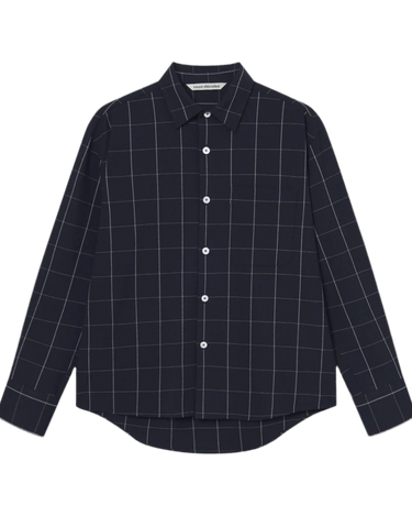 vous décidez MADE SHIRT NAVY / WHITE WIDE CHECK - KYOTO - vous décidez