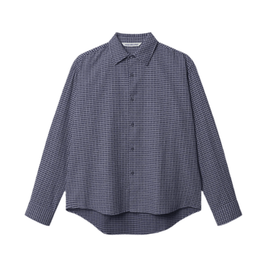 vous décidez MADE SHIRT NAVY/WHITE CHECK - KYOTO - vous décidez