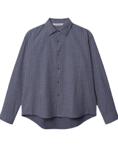 vous décidez MADE SHIRT NAVY/WHITE CHECK - KYOTO - vous décidez