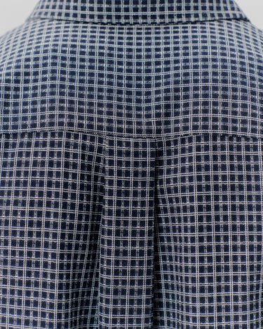 vous décidez MADE SHIRT NAVY/WHITE CHECK - KYOTO - vous décidez