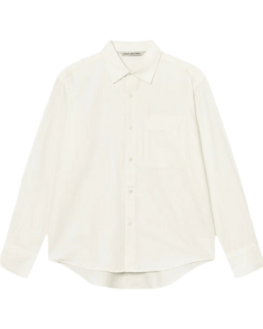 vous décidez MADE SHIRT WHITE STRUCTURE STRIPE - KYOTO - vous décidez