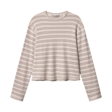 vous décidez PASS LONGSLEEVE CREAM/LIGHT BROWN STRIPE - KYOTO - vous décidez