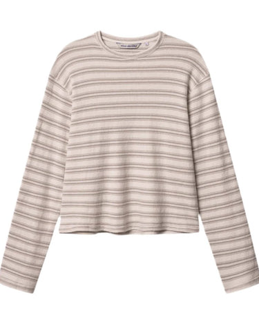 vous décidez PASS LONGSLEEVE CREAM/LIGHT BROWN STRIPE - KYOTO - vous décidez