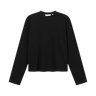 vous décidez Pass longsleeve dark grey rib - KYOTO - vous décidez