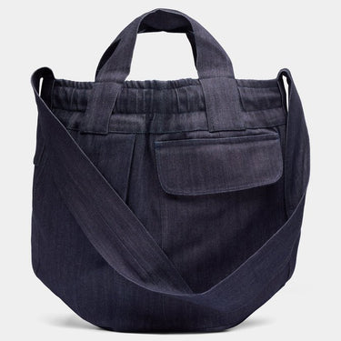 vous décidez Shoulder Bag Navy Blue Denim - KYOTO - vous décidez