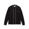 Wax London AMBLE POLO MILANO STRIPE STITCH BLACK T-shirt - KYOTO - Wax London