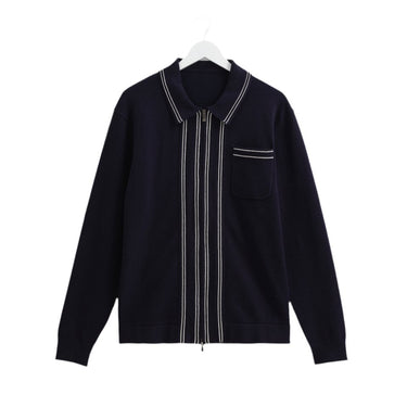 Wax London AMBLE POLO MILANO STRIPE STITCH NAVY - KYOTO - Wax London