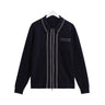 Wax London AMBLE POLO MILANO STRIPE STITCH NAVY - KYOTO - Wax London