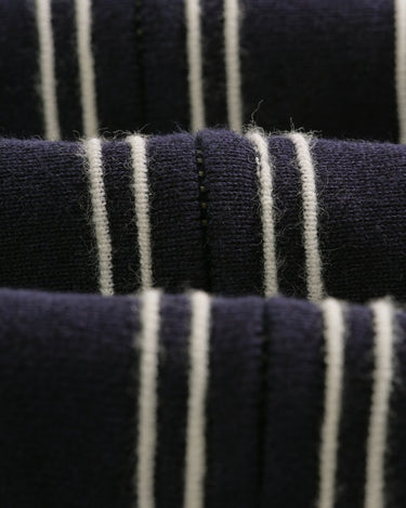 Wax London AMBLE POLO MILANO STRIPE STITCH NAVY - KYOTO - Wax London