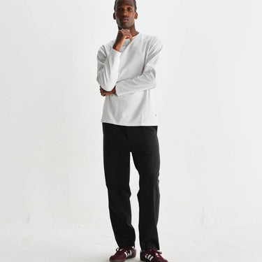 Wax London AUBYN TROUSER WOOL BLEND TWILL CHARCOAL - KYOTO - Wax London