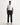 Wax London AUBYN TROUSER WOOL BLEND TWO TONE CHARCOAL - KYOTO - Wax London